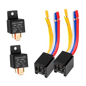 Magideal - Arnés De Cableado De Relé De Automóvil, Jd2912-1Z-12Vdc 80A 12V Conector Spdt De Relé Automotriz De Servicio Pesado De 5 Pines De Servicio Pesado 14Vd