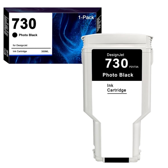 Cartucho de tinta AOTMENDI 730 Photo Black de 300 ml para HP DesignJet 730