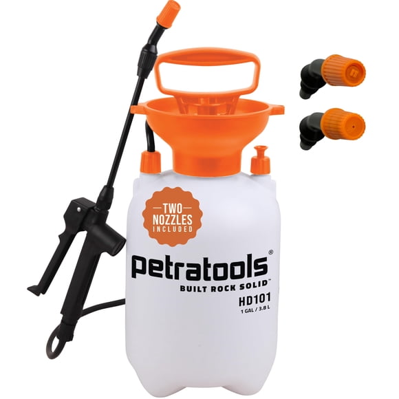 Pulverizador de Bomba Petra HD101 3.8L con Manguera de 132 cm y 2 Boquillas