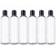 thumbnail image 1 of Botellas de plástico ljdeals 240 ml con tapas de disco negro x6, 1 of 5