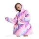 thumbnail image 3 of Poleron De Polar Manta Para Invierno Infantil Morado Estrellas, 3 of 3
