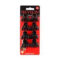 Revlon - Clips Para El Cabello Color Café Y Negro Para Una Fijación Fuerte