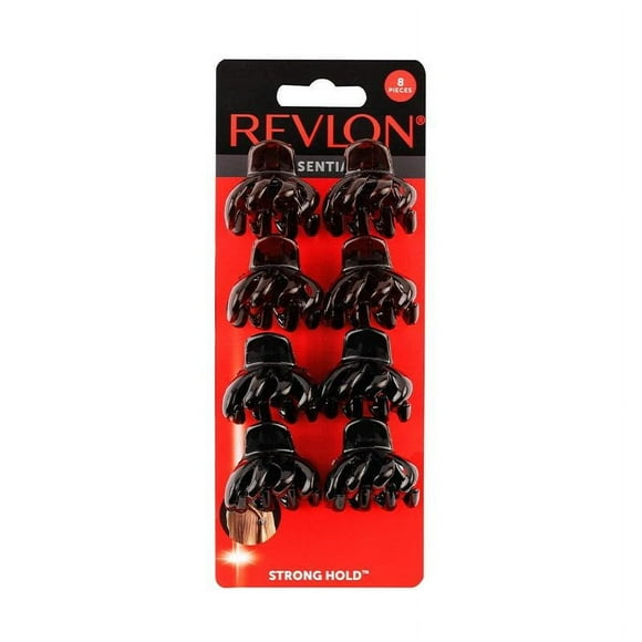 Clips Para El Cabello Color Café Y Negro Para Una Fijación Fuerte