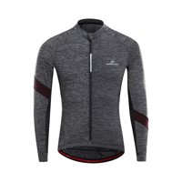 Andesland - Polera Tricota Jaspeada Manga Larga Cierre Completo Hombre