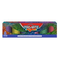 Tempera Proarte Glitter 6 Colores Frasco