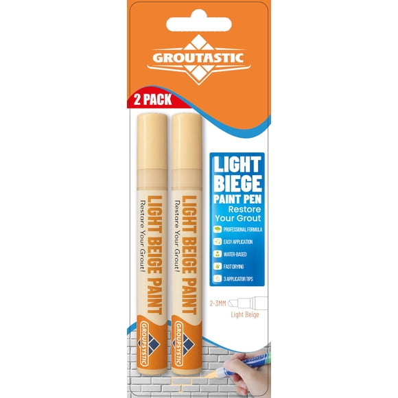 Marcador Para Juntas 2 Unidades Beige Claro Impermeable