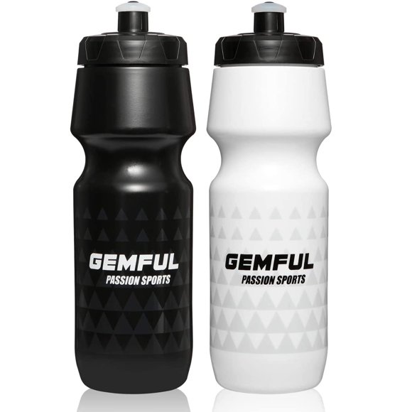 Botella GEMFUL de Agua 710 ml Libre de BPA Paquete de 2