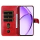 thumbnail image 3 of Funda con Cremallera para OPPO A3 Pro 5G, Carcasa Cartera de Cuero PU con Soporte y Tarjetero, 3 of 6