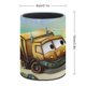 thumbnail image 2 of Stinky y Dirty-theme Cylinder Pen Holder Pencil Organizer with Flannel Lining PVC Leather Material Cardboard Base for study work 10*8CM, 2 of 6