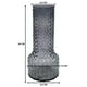 thumbnail image 3 of Florero Decorativo De Vidrio Con Diseño Base Ancha Gris 30, 3 of 7