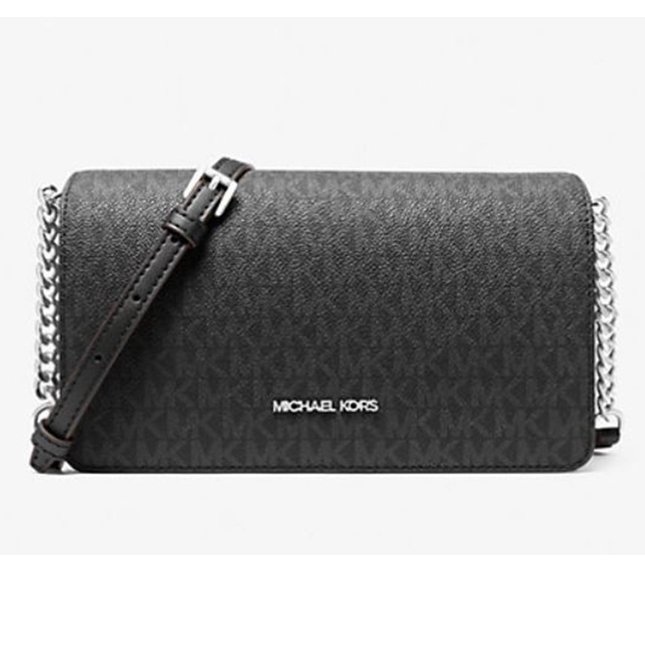 Bolso Crossbody Michael Kors Jet Set Mediano Negro