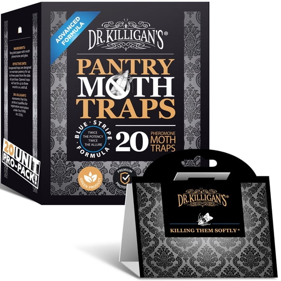 Pantry Moth Traps Dr. Killigan's Premium Double Potent (paquete de 20)
