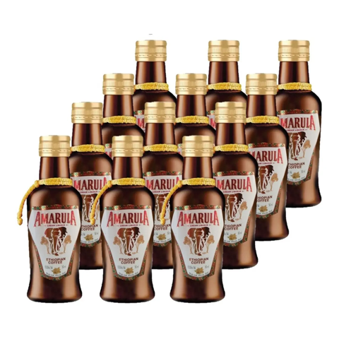 Licor Amarula 50Ml Miniatura X12 Unindades (Plástico).