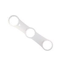 Magideal - Herramienta De Llave De Retroceso En Bicicleta, Bicicleta Portátil En Llave De Acero Inoxidable Bb Para Bicicletas De Montaña Bmx Accesorio De Ciclism 16 Muescas