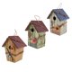 thumbnail image 3 of 3Pcs Country Cottages Wood Bird House Hanging Birdhouses Condo Jardín Decoración, 3 of 6