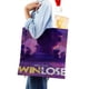 thumbnail image 4 of Cartera de Tela Win Or Lose Estampado Lienzo 40x40cm, 4 of 6