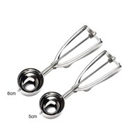 Genérico - Pack 2 Cucharas Para Helado Cuchara De Helado 6Cm Y 5Cm