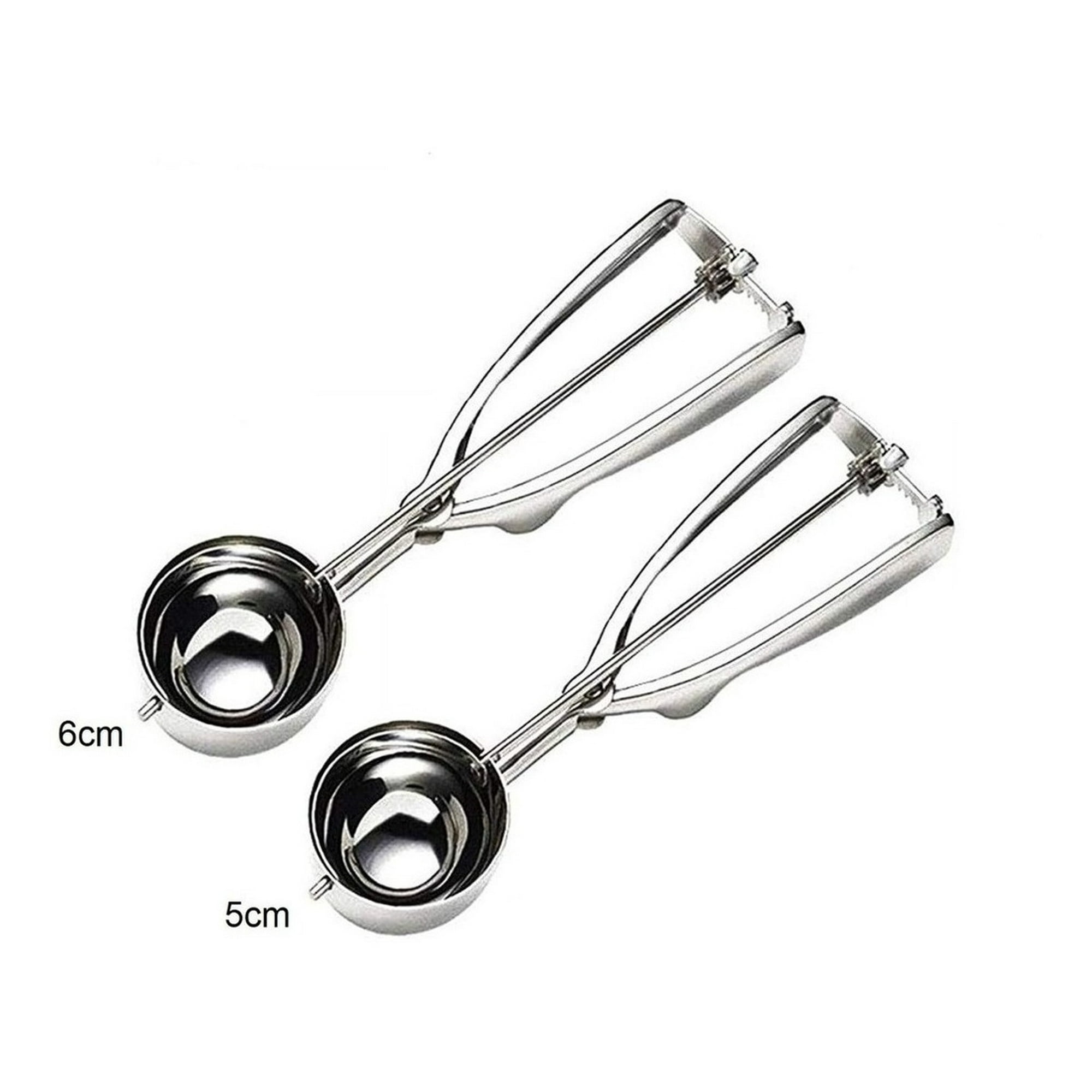 Genérico - Pack 2 Cucharas Para Helado Cuchara De Helado 6cm Y 5cm