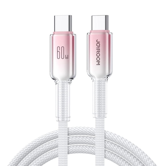 Cable USB-C a USB-C 60W Carga Rápida 1.2 m Blanco (Blanco) - JOYROOM