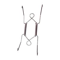 Magideal - Colgador De Platos Para Pared, Colgadores De Acero Inoxidable, Soportes De Exhibición De Platos Colgantes, Soporte De Gancho De Resorte Para China , 6 Pulgadas