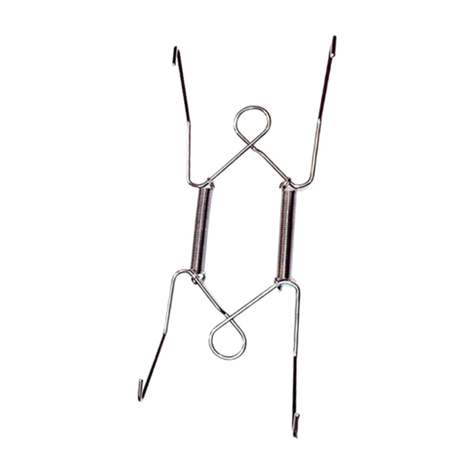 Magideal - Colgador De Platos Para Pared, Colgadores De Acero Inoxidable, Soportes De Exhibición De Platos Colgantes, Soporte De Gancho De Resorte Para China , 6 Pulgadas