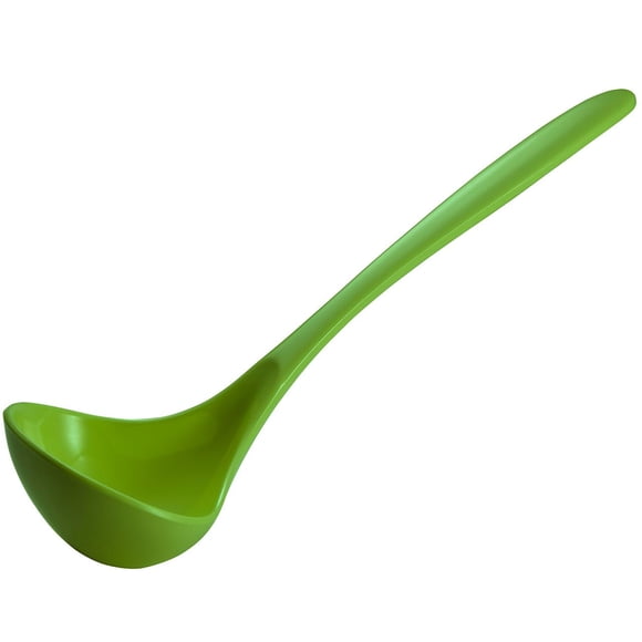 Cucharón para sopa Gourmac de 28 cm color verde cazador en melamina