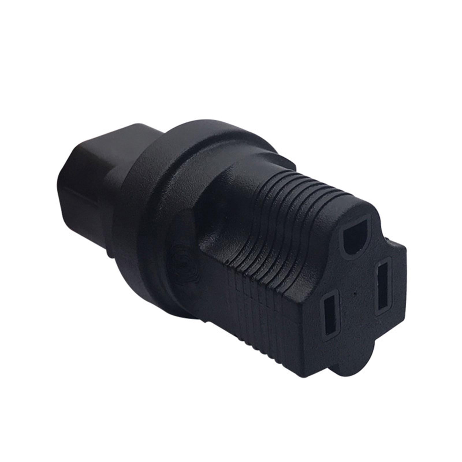 Magideal - Iec320 C14 A Ee Uu Estándar Nema 5 15r Adaptador De Corriente Accesorios De Computadora De Alto Rendimiento Adaptador De Enchufe De Coión Para