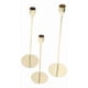 thumbnail image 2 of Set 3 Portavelas Decorativo Candelero Adorno Hogar Jhn, 2 of 3