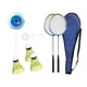 thumbnail image 4 of Entrenador De Bádminton Colgante Entrenamiento De Bádminton Para Niños Para Juegos Entrenamiento En Casa Raquetas Azules De 2 Piezas, 4 of 5