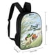 thumbnail image 2 of Rana y Sapo-theme Backpack, Campus style schoolbag Bookbag with Adjustable Shoulder Straps And Large Zip Compartment, Unisex Travel Bags., 2 of 6