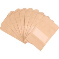 Genérica - 150 Pcs Bolsas Doypack Kraft Para Embalaje 9 X 14 Cm