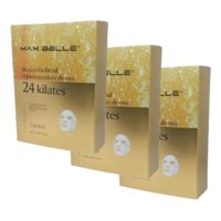 Genérico - Set 4 Mascarilla Facial Hidratante Rejuvenece 24K Gold Lau