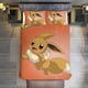thumbnail image 1 of Pokmon Eevee 3 Piece Sets Full/Queen Size - Reversible Microfiber Quilts with Shams Soft Lightweight Bedspread Coverlet Comforter for All Season Bed Sheets, 1 of 4