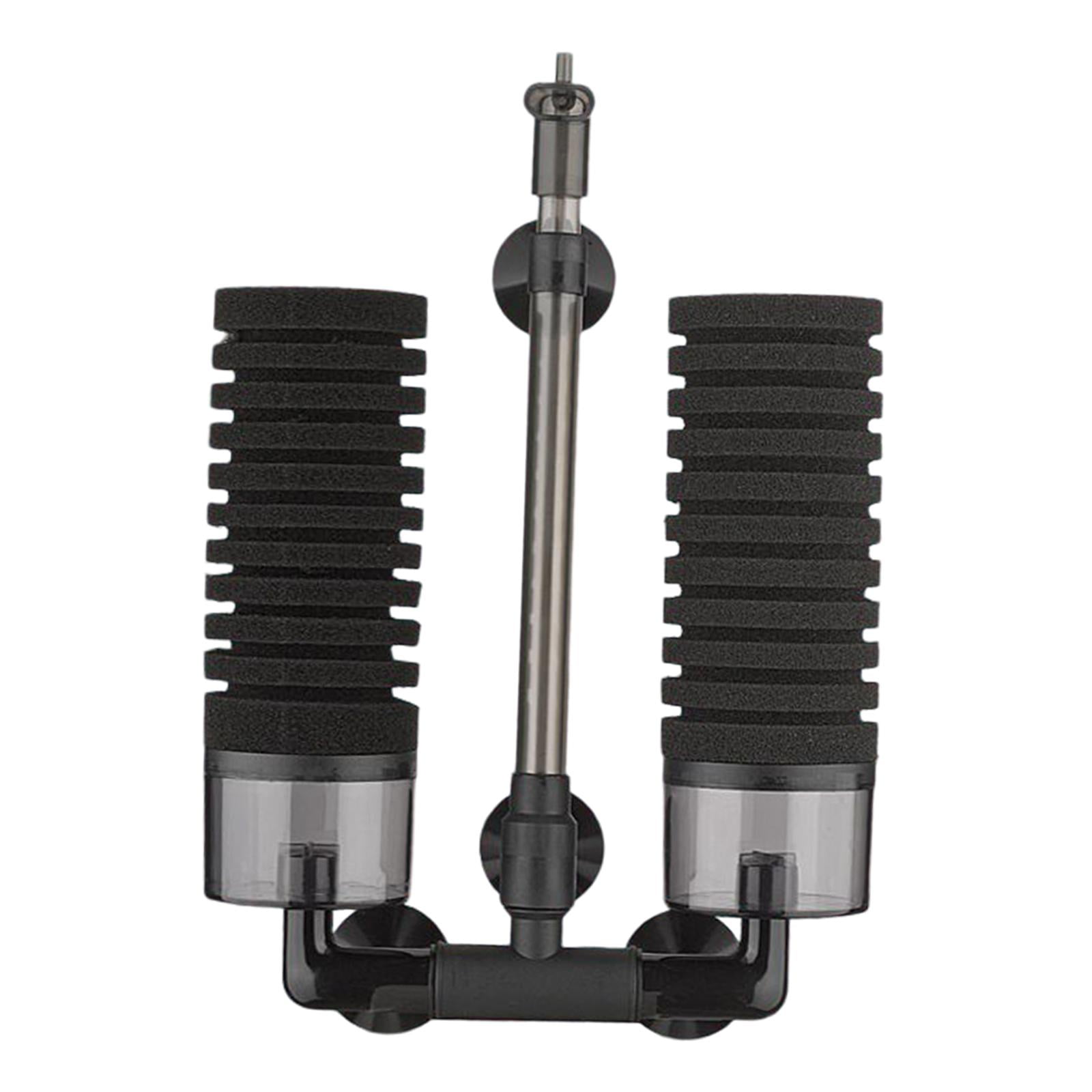 Magideal - Filtro De Esponja 3 En 1 Para Tanque De Peces De Acuario, Bomba De Succión De Circulación De Aire Para Colgar En Filtros De Agua Crecientes Oxigenados , Doble M