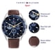 thumbnail image 2 of Reloj Tommy Hilfiger de acero inoxidable, cuarzo y piel, azul, 2 of 5