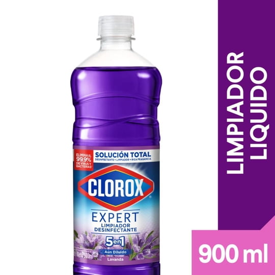 Limpiador Desinfectante Lavanda Botella 900 ml Clorox