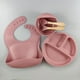 thumbnail image 1 of Set de Alimentación infantil silicona Rosa, 1 of 5