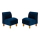 thumbnail image 1 of Set Poltrona Soft 1C Felpa 04 Azul Marino, 1 of 5