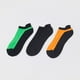 thumbnail image 2 of Calcetines Tripack Mix Verde/Negro/Naranjo Corona, 2 of 4
