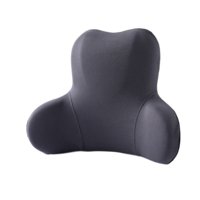 Magideal - Soporte Lumbar Almohada Respaldo Para Regalos De Conducción Ergonómico Oficina Respaldo Soporte Cojín Cintura Cojín Accesorios , Gris
