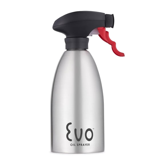 Pulverizador de aceite Evo Oil 18/8 de acero inoxidable, 500 ml, color plateado