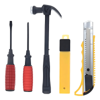 Genérico - Kit De Juego Herramientas Huincha Martillo Cartonero 6Pcs