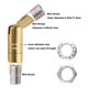 thumbnail image 3 of Adaptador de techo para lámpara colgante Haligate Brass, 3 of 8