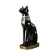 thumbnail image 4 of Estatua De La Diosa Del Gato Bastet, Animal Negro Para Dormitorio, Sala De Estar, Escritorio, 10,5x16x30,5cm, 4 of 5