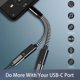 thumbnail image 2 of Adaptador USB-C HLDInie de audio y carga dual USB-C 27W, 2 of 7