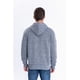 thumbnail image 2 of Chaqueta Sweater Algodon Con Gorro Forro Piel Bolsillos Cierre 7167, 2 of 2