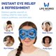 thumbnail image 4 of Mascarilla de ojos LIFE WORKS reutilizable caliente y fría – Azul, 4 of 7