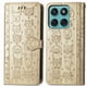 thumbnail image 2 of Funda Cartera FOXDOCK para Motorola Edge 60 Fusion , Flip PU con Relieve de Gatos y Perros, Tarjetero y Soporte, 2 of 6