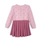 thumbnail image 2 of Vestido Bebé Niña Manga Larga Tejido con Faldón Rosado, 2 of 3