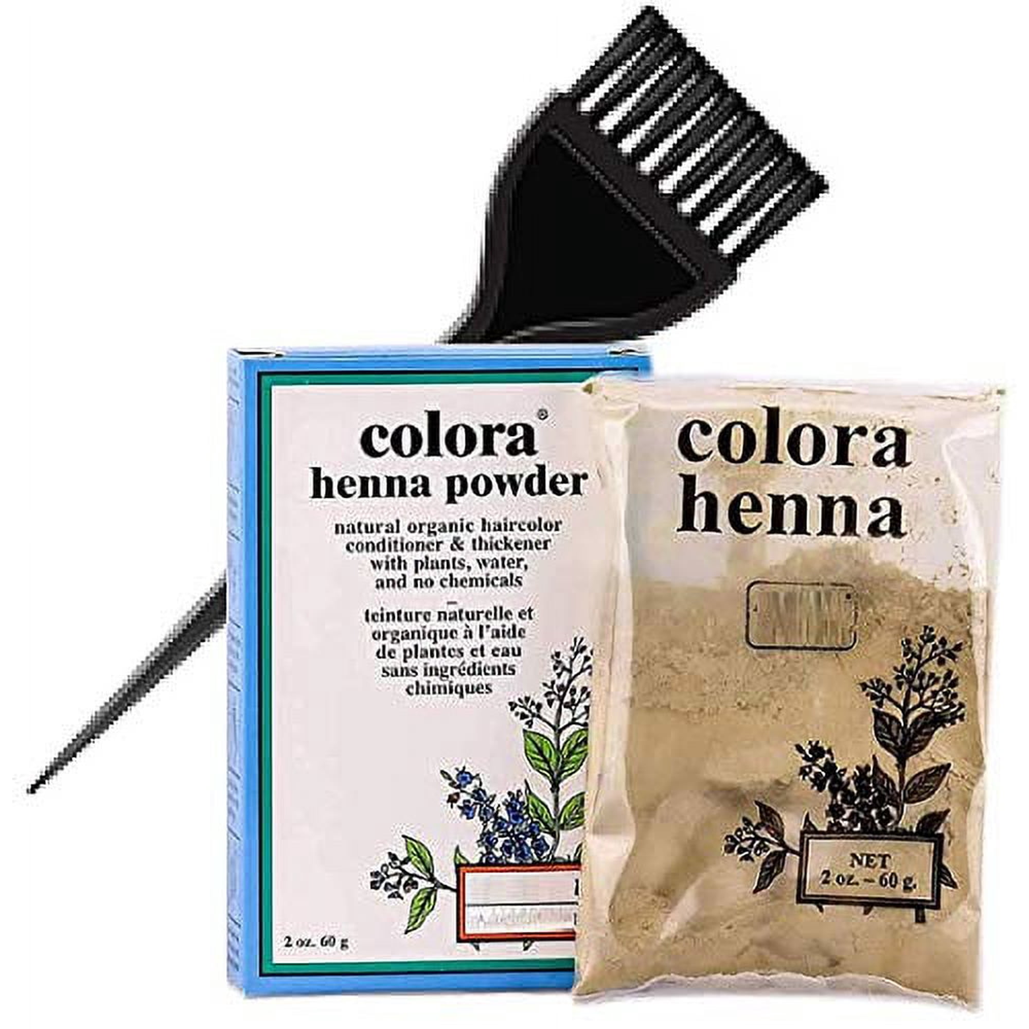 Colora Henna En Polvo Orgánica Natural, Tinte Para El Cabello